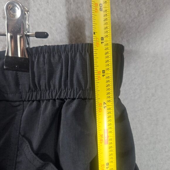 New L.L. Bean L Ripstop Tech Short Black Nylon Casual 8" Shorts UPF+ - Picture 7 of 7